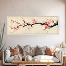 Japanese Wall Decor Landscape Print - Cherry Blossoms Painting - Japanese Minimalism Wall Art - Floral Home Decor - Flower Painting