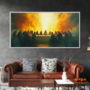 Last Supper Wall Art Framed - Canvas Print - Christian Home Decor - Christian Wall Art Religious Decor - Christian Gift - Jesus Art
