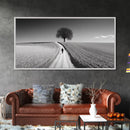 Black and White Photography Style Print - Framed Canvas Print - Subdued Home Decor - Ready to Hang Wall Art - Centerpiece Wall Art