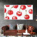 Kitchen Wall Art - Watercolor Painting of Cherries - Canvas Print - Cherry Wall Art - Cherry Decor - Cherries Kitchen Wall Art - Kitsch Kitchen