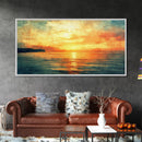 Nautical Landscape Canvas Print, Ocean Art, Wood Framed Canvas, Ocean Home Decor, Seascape Painting, Nautical Nursery Decor