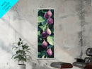 Canvas Print Figs and Leaves Painting Rustic Kitchen Art Farmhouse Decor Botanical Prints Food Review Wall Art
