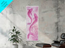 Koi Fish Painting Framed Canvas Print Light Pink Wall Art Long Narrow Wall Art Bedroom Art Above Bed Art Gift Idea Living Room Art