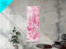 Pastel Pink Beauty Tools Canvas Print Feminine Wall Art Light Pink Bathroom Decor Makeup Lover Rustic Vertical Artwork Girly