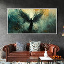 Abstract Angel Canvas Print Featuring Moody Art and Dark Angels Wall Art Stunning Vertical Art for Rustic or Minimalist Decor