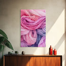 Rosy Layers Abstract Canvas Print | Pink Abstract Art | Light Pink Wall Art | Boho Wall Decor | Minimalist Art | Living Room Accent