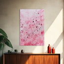 Pink Musical Notes Canvas Print, Whimsical Art, Music Lover Gift, Pink Wall Art for Dorm, Light Pink Wall Art, Artistic Decor, Living Room Art