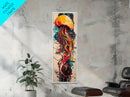 Jellyfish Painting, Ocean Art, Moody Art, Nautical Decor, Coastal Cowgirl Wall Art, Christmas, Framed Canvas Print, Bedroom Art