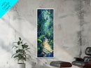 Jungle Pathway, Forest Painting, Moody Art, Botanical Prints, Nature Wall Art, Above Sofa Art, Tall Narrow Art, Canvas Print