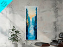 Canyon River, Southwest Wall Art, Moody Landscape, Nature Wall Art, Vertical Wall Art, Living Room Art, Canvas Print