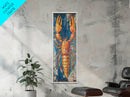Lobster Painting, Coastal Wall Art, Nautical Decor, Seafood Art, Framed  Print, Rustic Wall Art, Farmhouse Art, Kitchen Wall Art