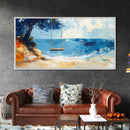 Beach Swing, Ocean Art, Coastal Landscape Art, Nautical Decor, Coastal Wall Art, Above Sofa Art, Canvas Print, Seascape Painting