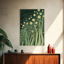Abstract Nature, Green Wall Art, Botanical Prints, Canvas Print, Boho Art, Living Room Wall Art, Minimalist Art, Wabi Sabi Decor