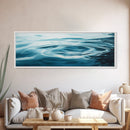 Tranquil Water Ripples Canvas Print, Minimalist Ocean Wall Art, Zen Spa Decor, Modern Abstract Water Art, Living Room Decor
