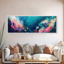 Underwater Coral Reef Canvas Print, Vibrant Ocean Life Wall Art, Marine Aesthetic, Coastal Home Decor, Sea Lovers Gift