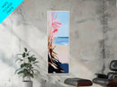 Pampas Grass, Beach View, Coastal Wall Art, Canvas Print, Boho Aesthetic, Neutral Home Decor, Bedroom Art, Modern Minimalist
