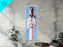 Feathered Totem, Tribal, Dreamy, Canvas Print, Boho Wall Art, Ethereal Painting, Spiritual Decor, Modern Artistic Decor