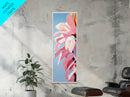 Floral, Pink Petals, Botanical, Nature Wall Art, Bedroom Wall Decor, Feminine Aesthetic, Modern Flower Painting, Canvas Print
