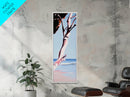 Coastal Branch, Ocean View, Blue Sky, Canvas Print, Modern Wall Art, Beach House Decor, Minimalist Painting, Living Room Art, Gift