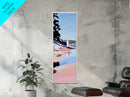 Lakeside Path, Sand Dunes, Coastal Horizon, Canvas Print, Beach Wall Art, Nature Inspired Decor, Serene Landscape, Boho Aesthetic