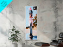 Ocean Sunset Reflection, Seaside Serenity Art, Coastal Landscape, Dreamy Beach House Decor, Pastel Nautical Aesthetic, Canvas Print