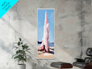 Towering Iceberg Art, Majestic Glacier Scene, Arctic Landscape Print, Framed Canvas Print, Nature Wall Art, Modern Home Decor