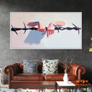 Hands on Barbed Wire, Surreal Art, Emotional Aesthetic, Modern Symbolism, Thought-Provoking Decor, Contemporary Wall Art, Canvas Print