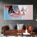 Water Droplets, Surreal Reflection, Abstract Aesthetic, Modern Minimalist Art, Contemporary Home Decor, Living Room Wall Art