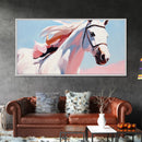 Wild Horse, Equestrian Art, Western Decor, Boho Wall Art, Pastel Painting, Framed Canvas Print, Bedroom Art, Farmhouse Aesthetic