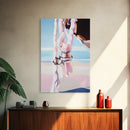 Hanging Rope, Beach House Art, Nautical Style, Canvas Print, Coastal Decor, Contemporary Home Wall Art, Living Room Statement