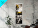 Autumn Trail, Golden Trees, Rustic Nature, Framed Canvas Print, Fall Wall Art, Country Home Decor, Warm Landscape Painting, Bedroom Art