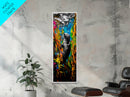 Underwater Sea Otter Art, Vibrant Ocean Life Painting, Animal Wall Decor, Unique Coastal Home Art, Beach House Decor, Canvas Print
