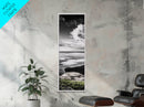 Tranquil Ocean, Minimalist Seascape, Black and White Wall Art, Coastal Serenity, Beach Photography, Canvas Print, Modern Home Decor