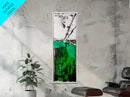 Green, Abstract, Canvas Print, Nature Artwork, Minimalist Home Decor, Textured Painting, Living Room Wall Art, Contemporary Decor