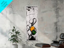 Coffee, Cups, Abstract, Canvas Print, Kitchen Wall Art, Minimalist Coffee Decor, Black and White Modern Art, Cafe Style, Chic Artwork