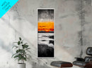 Rainbow, Waves, Abstract, Canvas Print, Colorful Ocean Scene, Coastal Home Decor, Modern Art, Large Wall Art, Bold Statement Piece