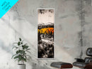 Autumn Forest, Mountain Landscape, Rustic Wall Art, Canvas Print, Fall Home Decor, Cozy Cabin Artwork, Nature Painting, Earthy Wall Accent