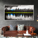 Lake Reflection, Forest Landscape, Tranquil Wall Art, Canvas Print, Nature Lover Gift, Bedroom Wall Art, Zen Home Decor