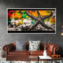 Longhorn Skull, Western Art, Rustic Farmhouse, Bold Monochrome, Dramatic Statement, Southwest Decor, Black and White, Canvas Print