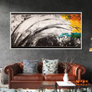 Abstract Waves, Modern Wall Art, Contemporary Painting, Minimalist Art, Framed Canvas Print, Living Room Decor, Unique Artwork