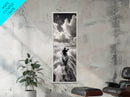 Ocean Adventure, Kayak Journey, Seascape Escape, Framed Canvas Print, Modern Office Wall Art, Coastal Decor, Adventure Photography