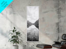 Mountain Lake, Glassy Water, Serene Reflection, Canvas Print, Bedroom Wall Art, Nature Photography, Minimalist Decor, Tranquil Vibe