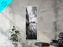 Ocean Cliffs, Moody Coast, Nature Wall Art, Canvas Print, Modern Coastal Decor, Minimalist Seascape, Bathroom or Bedroom Artwork