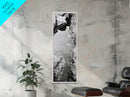 Tidal Pool, Coastal Rock, Still Water, Natural Texture, Framed Canvas Print Earth Tone Decor, Zen Bathroom Art, Modern Minimalist Nature Wall Print