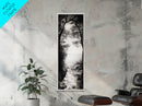 Ocean Pathway, Forest Light, Peaceful Coast, Dreamy Trail, Nature Escape, Framed Canvas Print, Entryway Wall Art, Moody Landscape