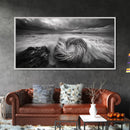 Ocean Rope Coil, Stormy Sea Art, Nautical Wall Decor, Coastal Photography, Canvas Print, Moody Ocean Art, Bathroom Wall Art, Nautical Home Decor