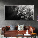 Botanical Texture, Nature Closeup Art, Modern Organic Aesthetic, Framed Canvas Print, Bedroom Wall Art, Neutral Boho Wall Decor