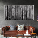 Rustic Wood, Weathered Planks, Barn Texture, Framed Canvas Print, Farmhouse Wall Art, Minimalist Rustic Decor, Kitchen Wall Art, Neutral Tones