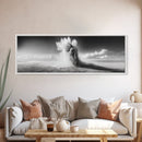 Sand Eruption, Desert Energy, Dust Storm, Framed Canvas Print, Modern Abstract Art, Office Wall Art, Dynamic Nature Photography