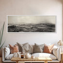 Windy Field, Dust Storm, Desert Mist, Dystopian Vibes, Canvas Print, Fall Office Wall Art, Moody Landscape Photography, Earth Tones